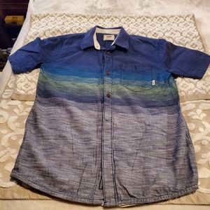 Vans cotton button down shirt
